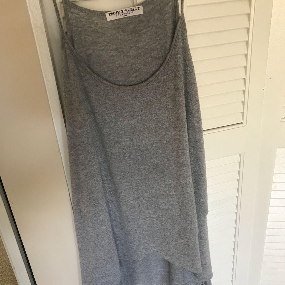 Project social T size small tiered tank top